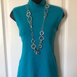 Chico’s sleeveless mock sweater NWT